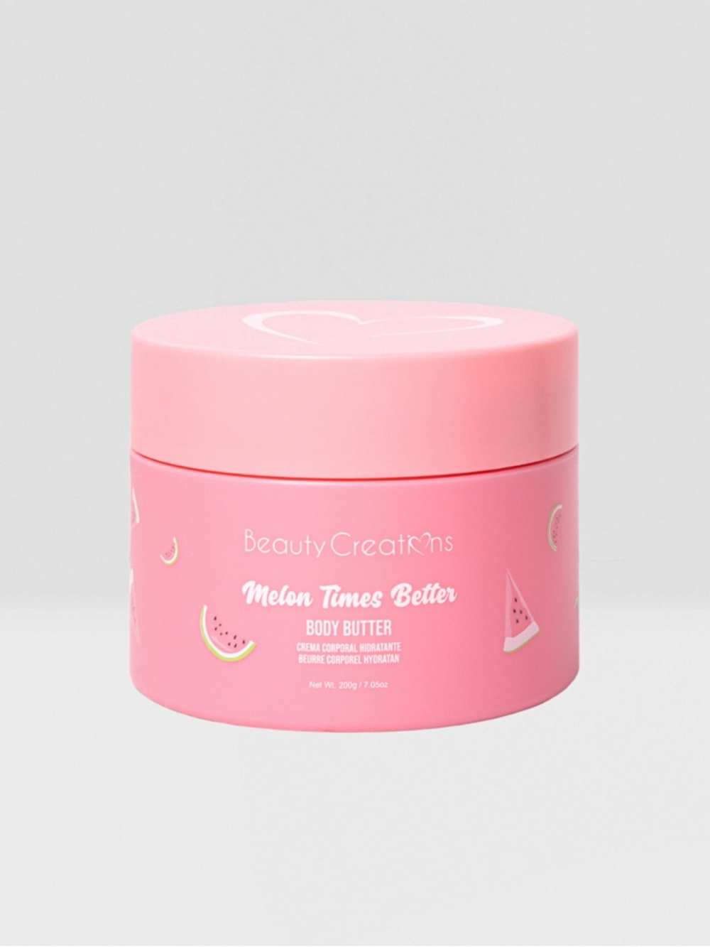 Beauty Creations Melon Tunes Better Body Butter - Pink Jar